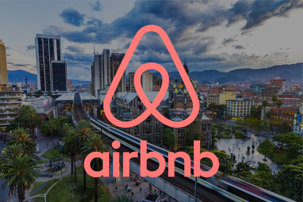 Medellin imagen logo Airbnb